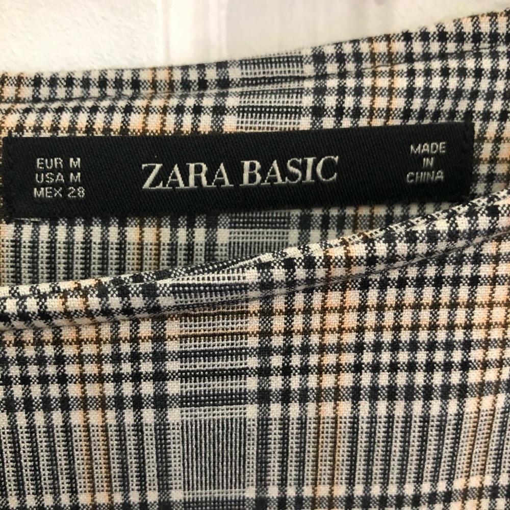 Zara Belted Checkered Dress - Picture 8 of 10